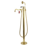 Kaiser Single-Handle 1-Hole Freestanding Tub Faucet with Hand Shower