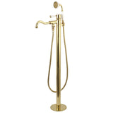 Paris Single-Handle 1-Hole Freestanding Tub Faucet with Hand Shower