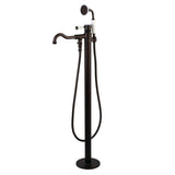 Paris Single-Handle 1-Hole Freestanding Tub Faucet with Hand Shower