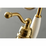 English Country Single-Handle 1-Hole Freestanding Tub Faucet with Hand Shower