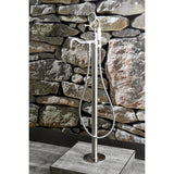 English Country Single-Handle 1-Hole Freestanding Tub Faucet with Hand Shower