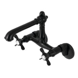 Essex Double-Handle 2-Hole Wall-Mount Bridge Kitchen Faucet