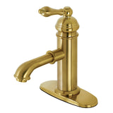 American Classic Single-Handle 1-Hole Deck Mount Bathroom Faucet with Brass Pop-Up