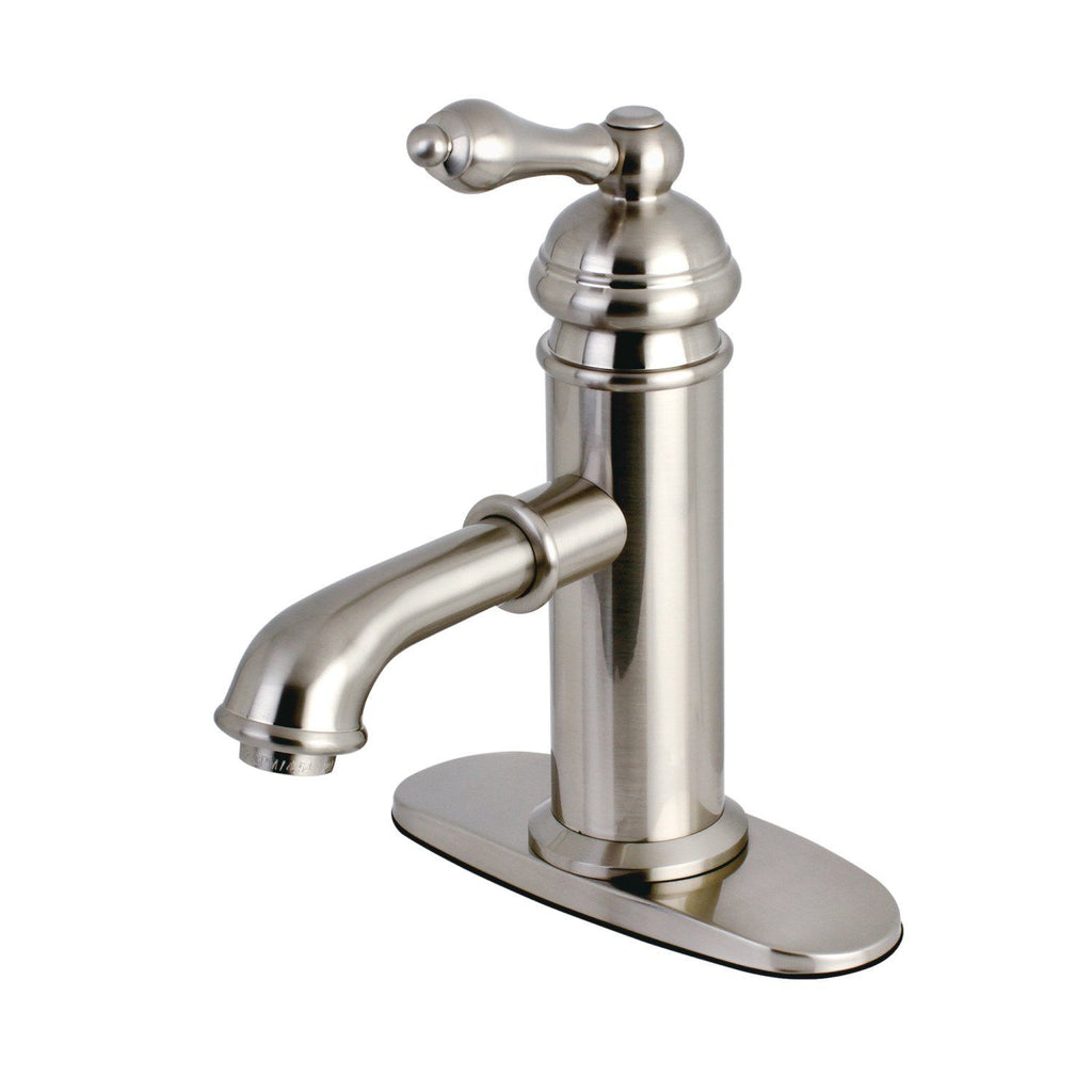 American Classic Single-Handle 1-Hole Deck Mount Bathroom Faucet with Brass Pop-Up