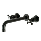 Metropolitan Two-Handle 3-Hole Wall Mount Roman Tub Faucet