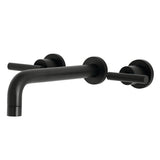 Manhattan Two-Handle 3-Hole Wall Mount Roman Tub Faucet