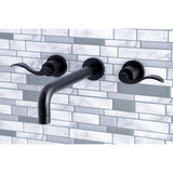 NuWave Two-Handle 3-Hole Wall Mount Roman Tub Faucet