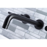 Concord Two-Handle 3-Hole Wall Mount Roman Tub Faucet