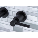 Concord Two-Handle 3-Hole Wall Mount Roman Tub Faucet