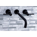 Concord Two-Handle 3-Hole Wall Mount Roman Tub Faucet