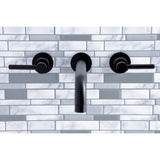 Concord Two-Handle 3-Hole Wall Mount Roman Tub Faucet