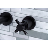 Concord Two-Handle 3-Hole Wall Mount Roman Tub Faucet