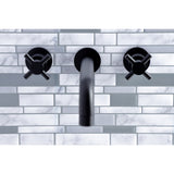 Concord Two-Handle 3-Hole Wall Mount Roman Tub Faucet