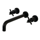 Concord Two-Handle 3-Hole Wall Mount Roman Tub Faucet