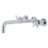 Essex Two-Handle 3-Hole Wall Mount Roman Tub Faucet