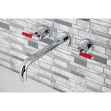 Kaiser Two-Handle 3-Hole Wall Mount Roman Tub Faucet
