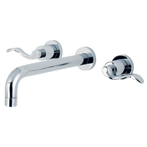 NuWave Two-Handle 3-Hole Wall Mount Roman Tub Faucet