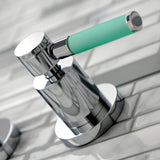 Kaiser Two-Handle 3-Hole Wall Mount Roman Tub Faucet