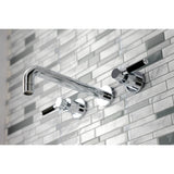 Kaiser Two-Handle 3-Hole Wall Mount Roman Tub Faucet