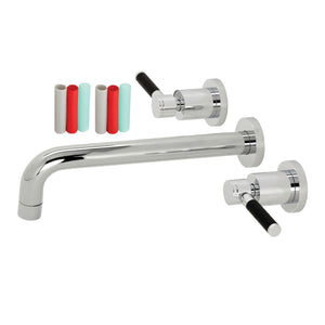 Kaiser Two-Handle 3-Hole Wall Mount Roman Tub Faucet