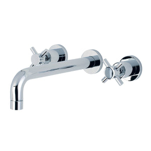 Concord Two-Handle 3-Hole Wall Mount Roman Tub Faucet