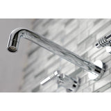 Milano Two-Handle 3-Hole Wall Mount Roman Tub Faucet