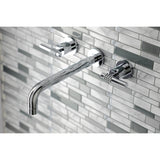Milano Two-Handle 3-Hole Wall Mount Roman Tub Faucet