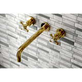 Metropolitan Two-Handle 3-Hole Wall Mount Roman Tub Faucet