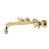 Metropolitan Two-Handle 3-Hole Wall Mount Roman Tub Faucet