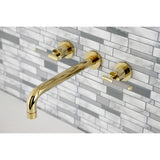Kaiser Two-Handle 3-Hole Wall Mount Roman Tub Faucet