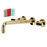 Kaiser Two-Handle 3-Hole Wall Mount Roman Tub Faucet