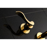 NuWave Two-Handle 3-Hole Wall Mount Roman Tub Faucet