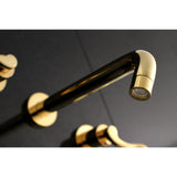 NuWave Two-Handle 3-Hole Wall Mount Roman Tub Faucet