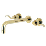 NuWave Two-Handle 3-Hole Wall Mount Roman Tub Faucet