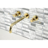 Kaiser Two-Handle 3-Hole Wall Mount Roman Tub Faucet