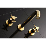 Concord Two-Handle 3-Hole Wall Mount Roman Tub Faucet