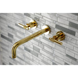 Milano Two-Handle 3-Hole Wall Mount Roman Tub Faucet