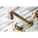 Metropolitan Two-Handle 3-Hole Wall Mount Roman Tub Faucet