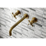 Metropolitan Two-Handle 3-Hole Wall Mount Roman Tub Faucet