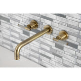 Kaiser Two-Handle 3-Hole Wall Mount Roman Tub Faucet