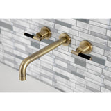 Kaiser Two-Handle 3-Hole Wall Mount Roman Tub Faucet