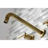 Manhattan Two-Handle 3-Hole Wall Mount Roman Tub Faucet