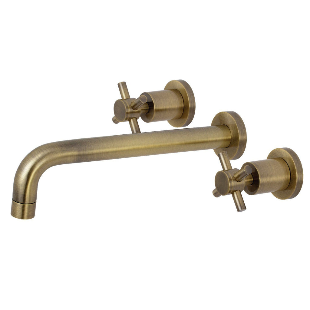 Concord Two-Handle 3-Hole Wall Mount Roman Tub Faucet