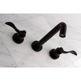 NuWave Two-Handle 3-Hole Wall Mount Roman Tub Faucet