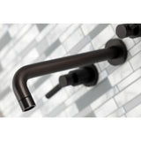 Kaiser Two-Handle 3-Hole Wall Mount Roman Tub Faucet