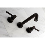 Concord Two-Handle 3-Hole Wall Mount Roman Tub Faucet