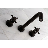 Concord Two-Handle 3-Hole Wall Mount Roman Tub Faucet