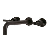 Milano Two-Handle 3-Hole Wall Mount Roman Tub Faucet