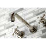 Metropolitan Two-Handle 3-Hole Wall Mount Roman Tub Faucet