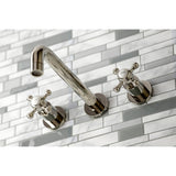 Metropolitan Two-Handle 3-Hole Wall Mount Roman Tub Faucet